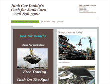 Tablet Screenshot of junkcardaddy.com